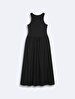 Basic Spaghetti Strap Black Dress