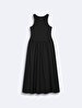 Basic Spaghetti Strap Black Dress