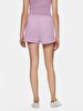 Waist Elastic Mini Purple Shorts