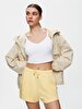 Waist Elastic Mini Orange Shorts