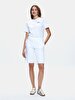 Basic Knitting White Shorts