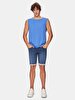 Basic Crew Neck Short Sleeve Regular Dark Blue Athlete