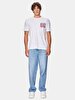 Crew Neck Short Arm Regular White T-shirt