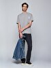 Short Sleeve Graphic Print With Print Loose Grey T-shirt
