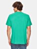 Short Sleeve Graphic Print With Print Loose Green T-shirt