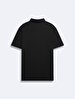 Basic Regular Short Sleeve Black T-shirt