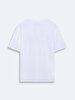 Short Sleeve Crew Neck Sign With Print Regular White T-shirt