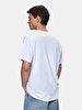 Short Sleeve Crew Neck Sign With Print Regular White T-shirt