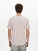 Short Sleeve Crew Neck Sign With Print Regular Lilac T-shirt