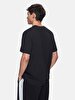 Short Sleeve Crew Neck Sign With Print Regular Black T-shirt