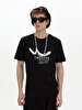 Crew Neck Short Sleeve Regular Black T-shirt