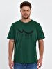 Crew Neck Short Sleeve Regular Green T-shirt