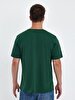 Crew Neck Short Sleeve Regular Green T-shirt