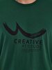 Crew Neck Short Sleeve Regular Green T-shirt