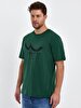 Crew Neck Short Sleeve Regular Green T-shirt