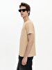 Basic Crew Neck Short Sleeve Regular Brown T-shirt
