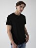 Basic Crew Neck Short Sleeve Regular Black T-shirt