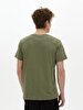 Basic Crew Neck Short Sleeve Regular Green T-shirt