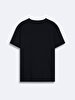 Basic Crew Neck Short Sleeve Regular Navy T-shirt