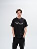 Crew Neck Short Sleeve Regular Anthracite T-shirt