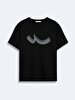 Crew Neck Short Sleeve Regular Black T-shirt