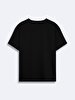 Crew Neck Short Sleeve Regular Black T-shirt