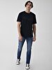 Crew Neck Short Sleeve Regular Navy T-shirt