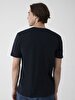 Crew Neck Short Sleeve Regular Navy T-shirt