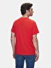 Crew Neck Short Sleeve Regular Red T-shirt