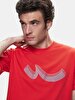 Crew Neck Short Sleeve Regular Red T-shirt