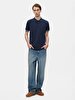 Short Sleeve Polo Basic Regular Navy T-shirt
