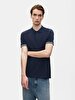 Short Sleeve Polo Basic Regular Navy T-shirt