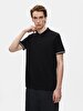Short Sleeve Polo Basic Regular Black T-shirt