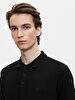 Short Sleeve Polo Basic Regular Black T-shirt