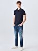 Short Sleeve Polo Basic Regular Navy T-shirt