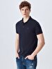 Short Sleeve Polo Basic Regular Navy T-shirt