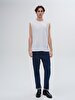 Writing With Print Crew Neck Short Sleeve Regular White Athlete