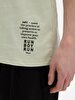 Writing With Print Crew Neck Short Sleeve Regular Green Athlete