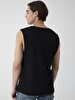 Writing With Print Crew Neck Short Sleeve Regular Black Athlete