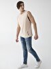 Writing With Print Crew Neck Short Sleeve Regular Grey Athlete