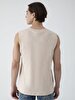 Writing With Print Crew Neck Short Sleeve Regular Grey Athlete