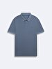 With Print Regular Short Sleeve Blue T-shirt