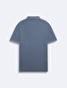 With Print Regular Short Sleeve Blue T-shirt