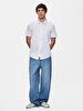 Basic Slim Fit Short Sleeve White T-shirt