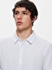 Basic Slim Fit Short Sleeve White T-shirt