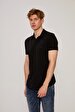 Basic Slim Fit Short Sleeve Black T-shirt