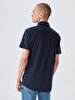Basic Slim Fit Short Sleeve Navy T-shirt