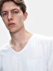 Crew Neck Basic Short Arm Regular White T-shirt