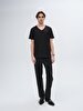 Crew Neck Basic Short Arm Regular Black T-shirt