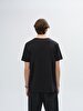 Crew Neck Basic Short Arm Regular Black T-shirt